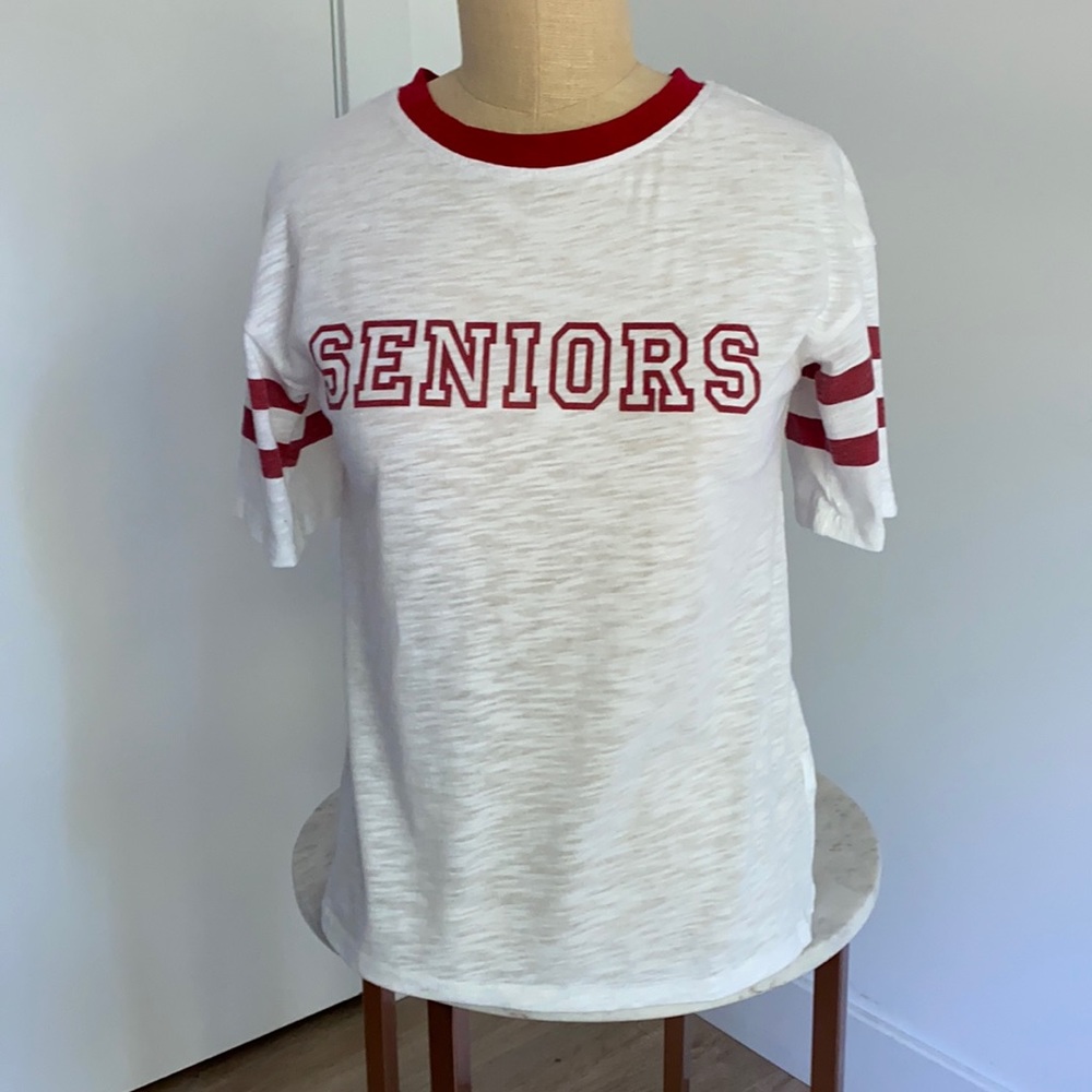 Honey Punch Seniors Graphic Varsity Tee XS
